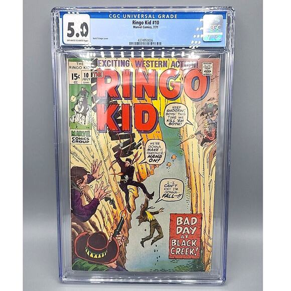 Ringo Kid Marvel Early Bronze Age Western 1970s CGC 5 Herb Trimpe Cover - Picture 1 of 8